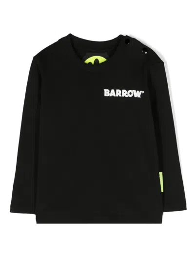 Barrow Babies' Logo-print Cotton T-shirt In Black