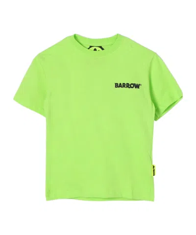 Barrow Logo-print Cotton T-shirt In Green