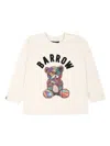 Barrow Logo-print Cotton T-shirt In Neutrals