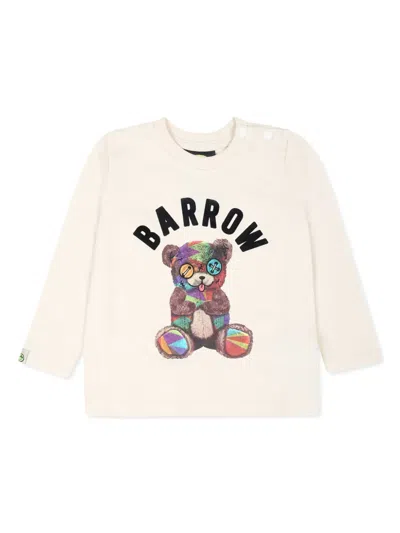Barrow Babies' Logo-print Cotton T-shirt In Neutrals