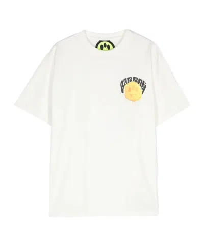 Barrow Kids' Logo-print Cotton T-shirt In White
