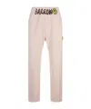 Barrow Logo-print Cotton Track Pants In Brown