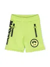 Barrow Logo-print Cotton Track Shorts In Green