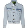Barrow Blue Jacket For Kids With Smiley In Gray