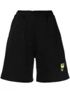 Barrow Logo-print Detail Shorts In 黑色