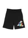 Barrow Logo-print Detail Shorts In Black