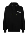 Barrow Logo-print Drawstring Hoodie In Black