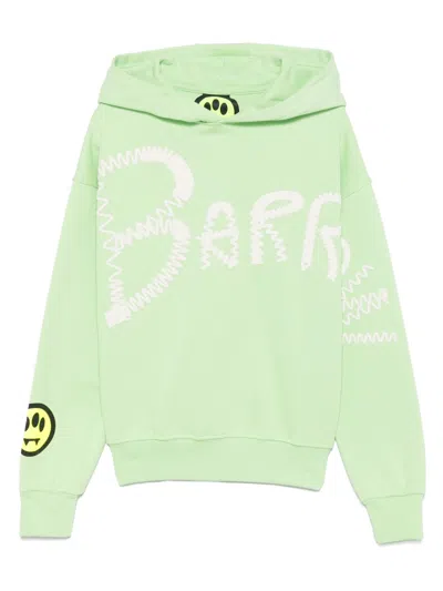Barrow Kids' Logo-print Hoodie In 绿色