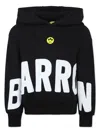 Barrow Kids' Long-sleeved Logo Sweatshirt In Black