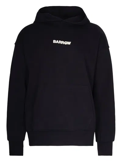 Barrow Logo-print Hoodie In Black