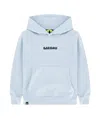 Barrow Logo Print Hoodie In Blue