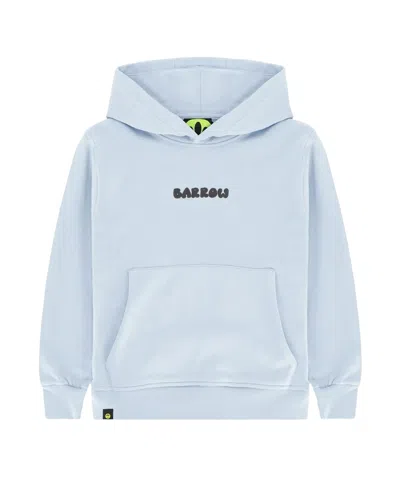 Barrow Logo Print Hoodie In Blue