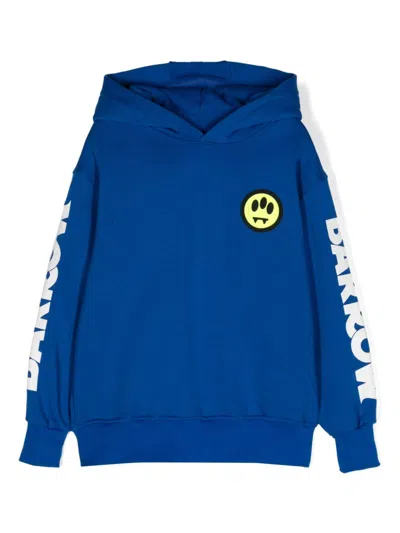 Barrow Logo-print Hoodie In Blue