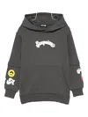 Barrow Logo-print Hoodie In Gray