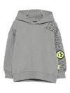 Barrow Logo-print Hoodie In Gray