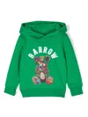 Barrow Logo-print Hoodie In Green