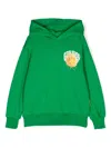 Barrow Logo-print Hoodie In Green