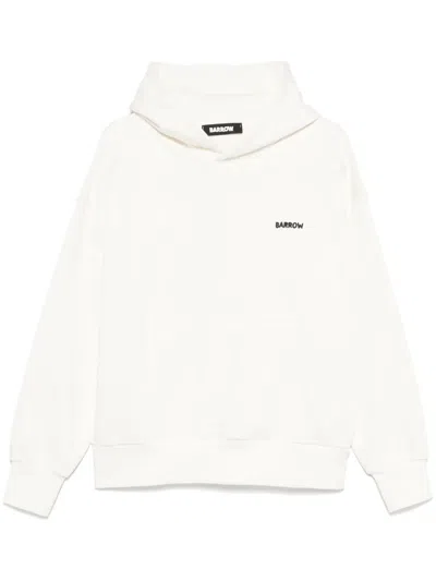 Barrow Logo-print Hoodie In White