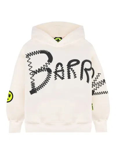 Barrow Kids' Logo-print Hoodie In Neutrals