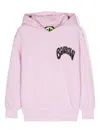 Barrow Logo-print Hoodie In Pink