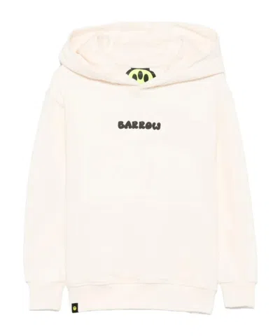 Barrow Logo-print Hoodie In White