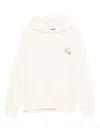 Barrow Logo-print Hoodie In White