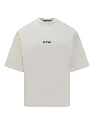 Barrow Logo-print Jersey T-shirt In Neutral