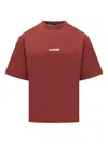 Barrow Logo-print Jersey T-shirt In Red