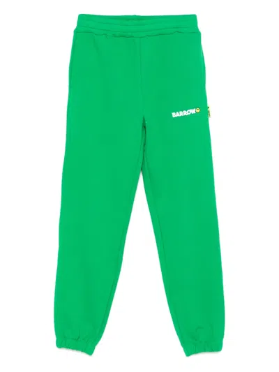 Barrow Kids' Logo-print Joggers In Green