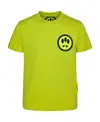 Barrow Logo-print Short-sleeved Cotton T-shirt In Yellow