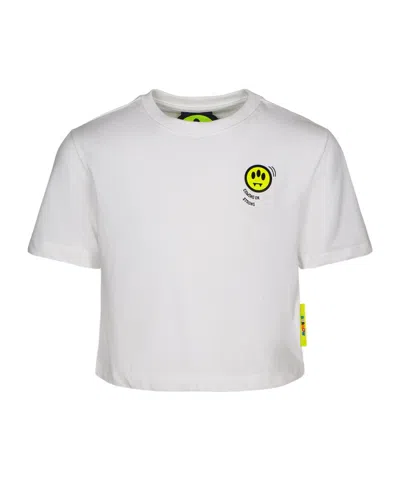 Barrow Logo-print Short-sleeved T-shirt In White