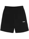 Barrow Logo-print Shorts In 黑色