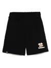 Barrow Logo-print Shorts In Black