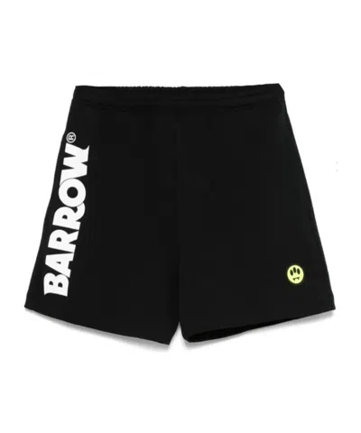 BARROW BARROW LOGO-PRINTED ELASTIC WAISTBAND SHORTS