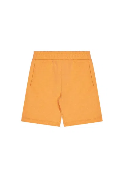 Barrow Logo-print Shorts In Orange