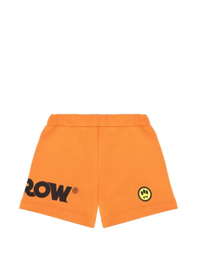 Barrow Babies' Logo-print Shorts In Orange