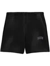 Barrow Shorts Mit Logo-print In Schwarz