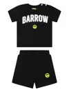 Barrow Logo-print Shorts Set In Black