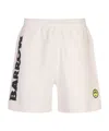 Barrow Logo-print Track Shorts In White