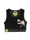 Barrow Logo-print Sleeveless Top In Black