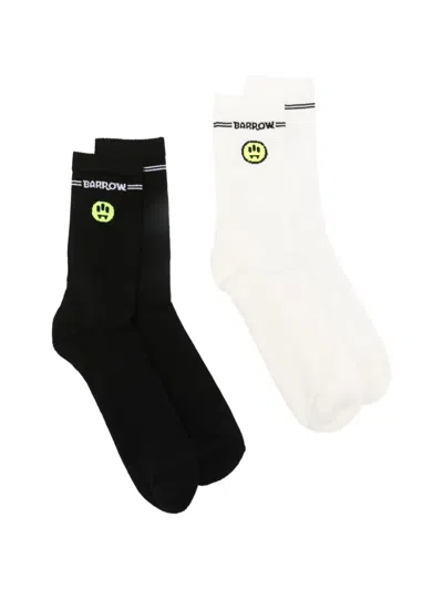 Barrow Logo-print Socks (set Of Two) In Multi