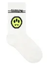 Barrow Kids' Logo-print Socks In White
