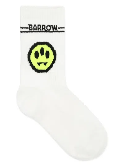 Barrow Logo-print Socks In White