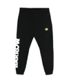 Barrow Elastic Waistband Tracksuit Bottoms With Side Pockets In Black