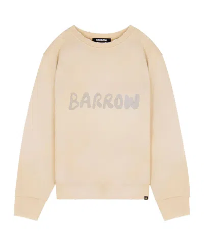 Barrow Logo-print Sweatshirt In Brown