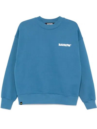 Barrow Logo-print Sweatshirt In Blue