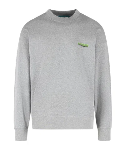 Barrow Logo Print Sweatshirt In Gray
