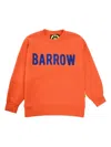 Barrow Logo-print Sweatshirt In Orange