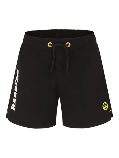 Barrow Kids' Logo-appliqué Cargo Shorts In Black