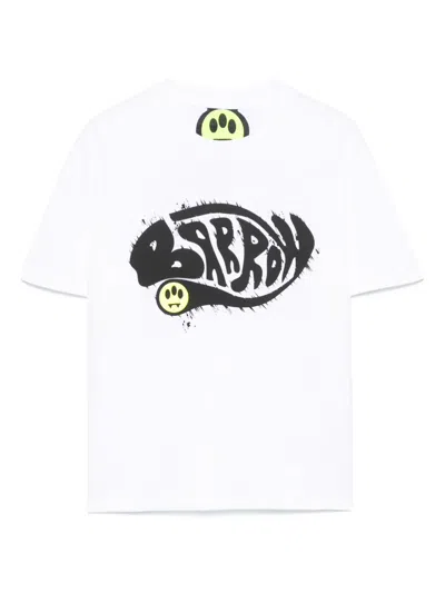 Barrow Kids' Logo-print T-shirt In White